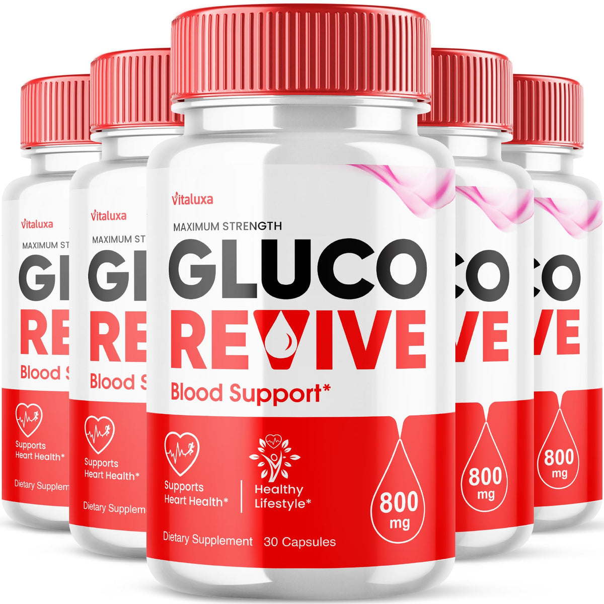 5 Pack Capsules Supplement 300 Count S616