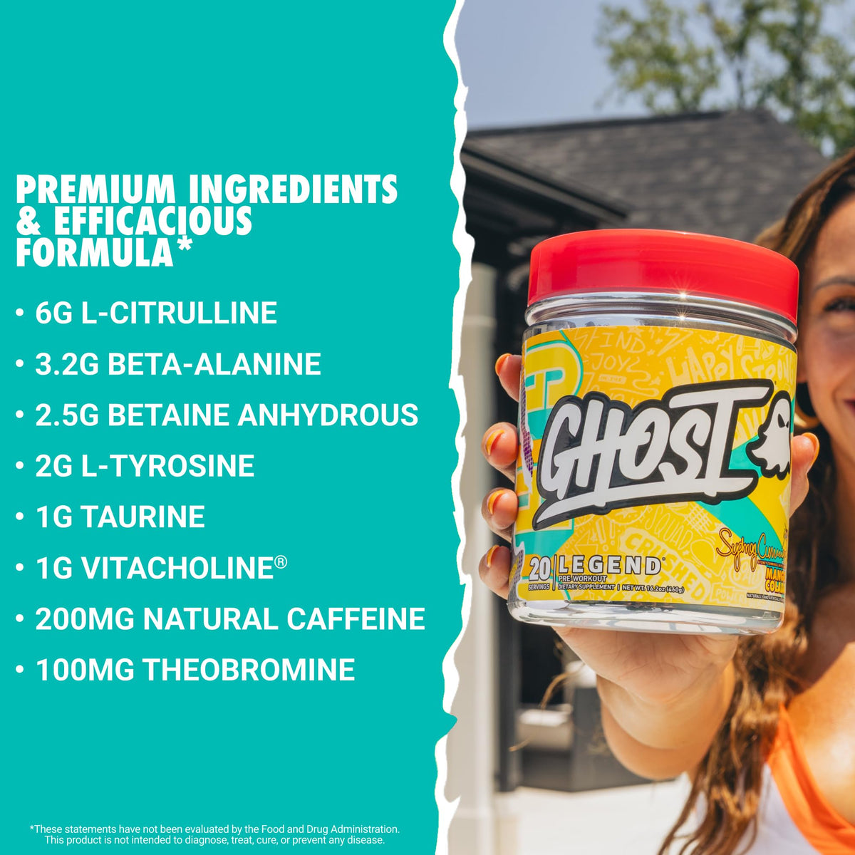 Mango Colada Pre-Workout Powder 20 Servings K127827