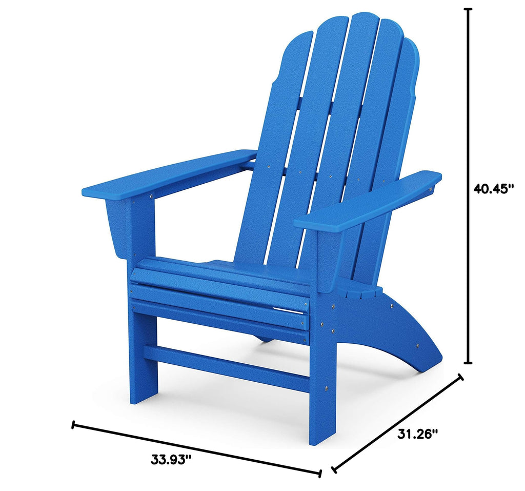 Adirondack Chair in Pacific Blue J8538
