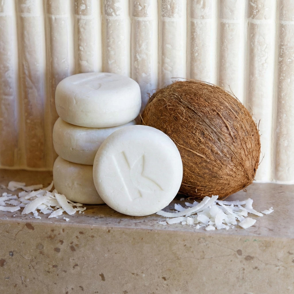 Bamboo Coconut Shampoo and Conditioner Bar Set K224