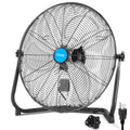 20-Inch High Velocity Industrial Floor Fan, 3500 CFM Metal Air Circulator, 3-Speed J310669