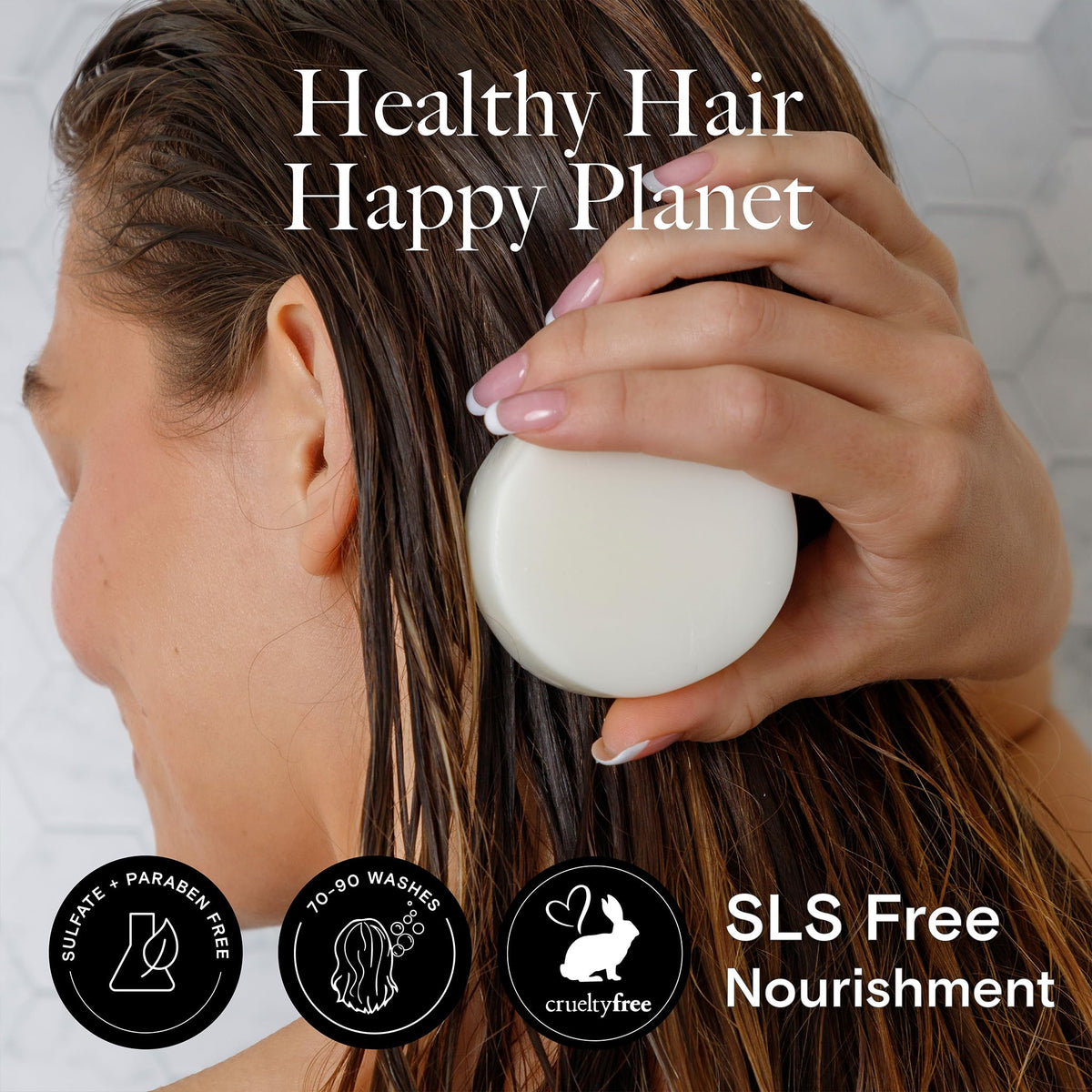 Bamboo Coconut Shampoo and Conditioner Bar Set K224