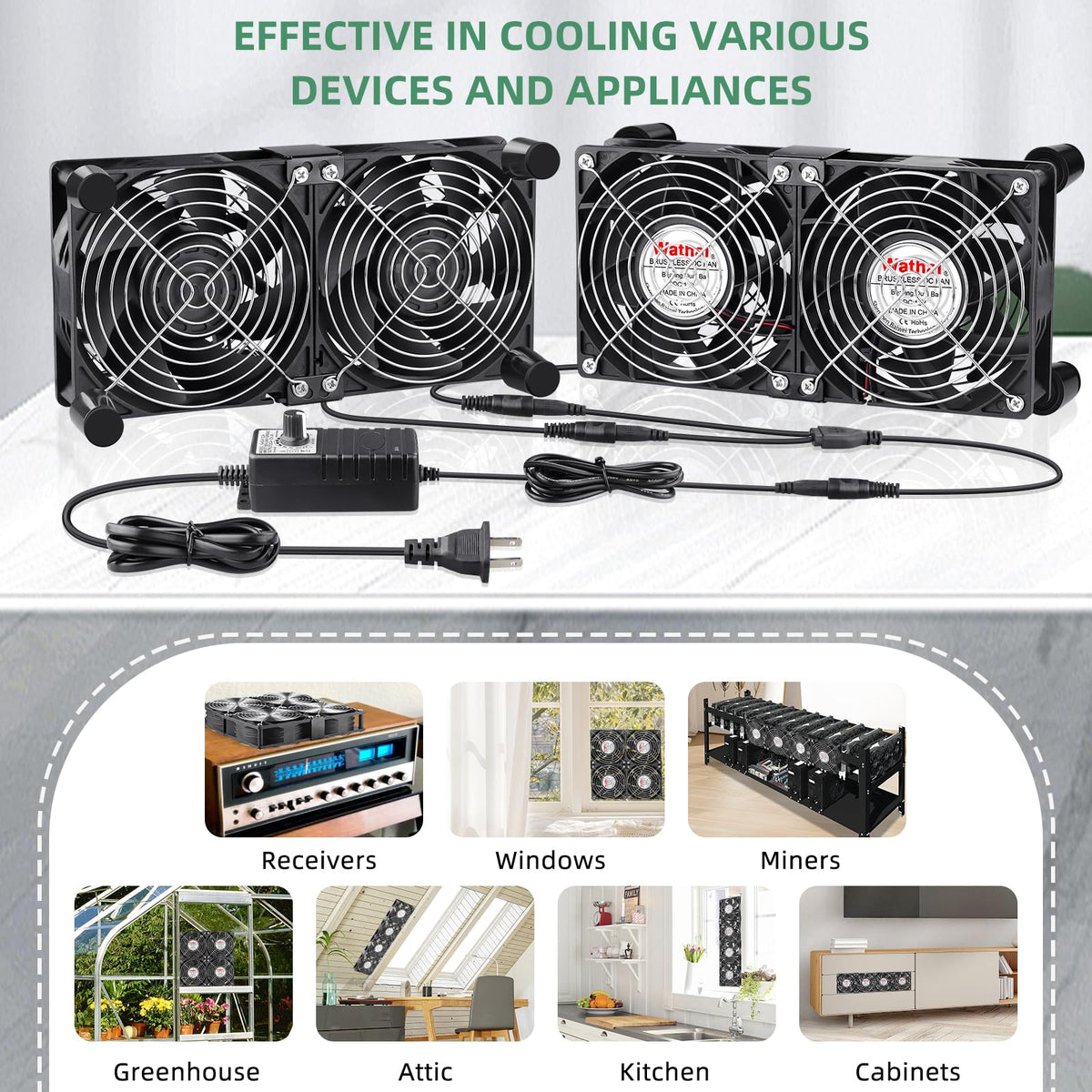 120mm Computer Fan Variable Speed Control B279