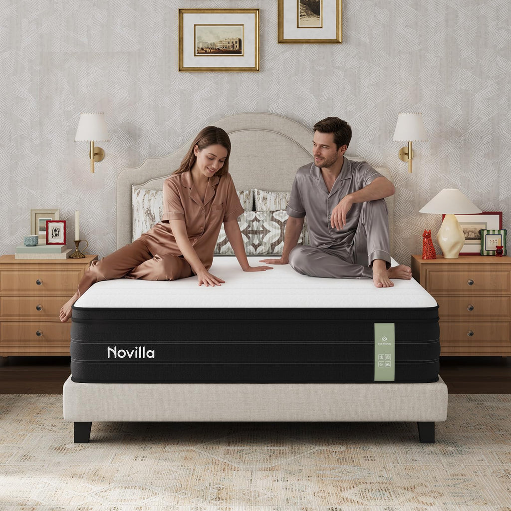 Queen 12 Inch Cooling Hybrid Mattress C126