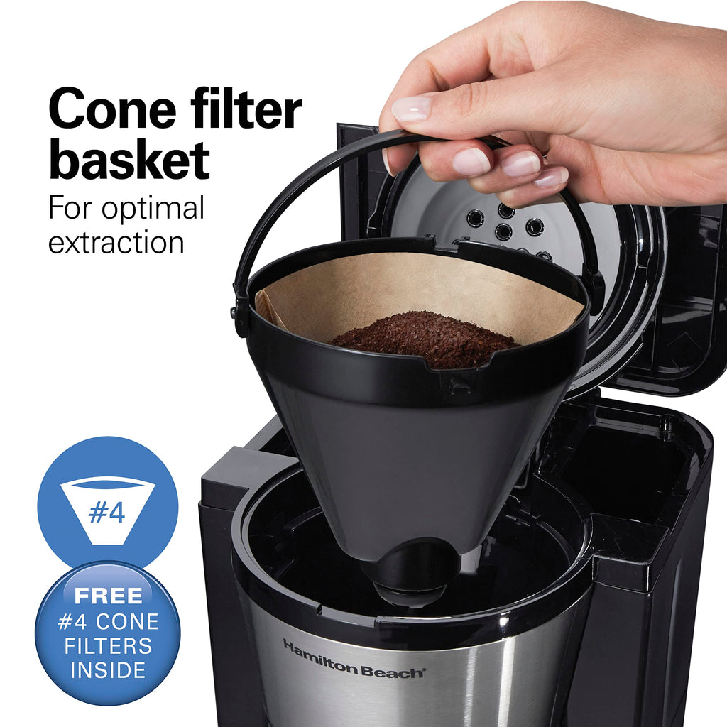 Programmable Drip Coffee Maker with 10 Cup Thermal Carafe S2025