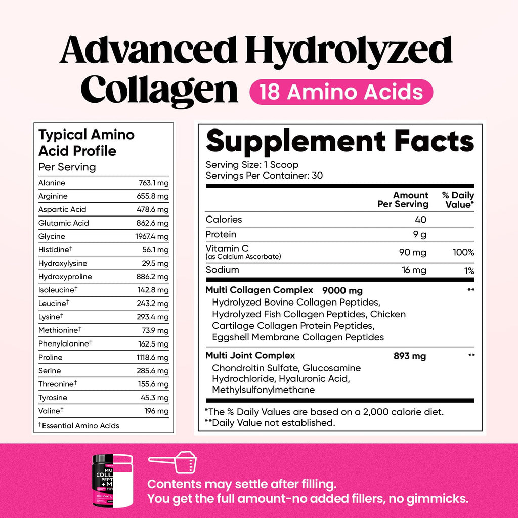 Hydrolyzed Multi Collagen Peptides Powder B51396