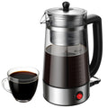10-Cup Electric Percolator Coffee Pot with Borosilicate Carafe V4441