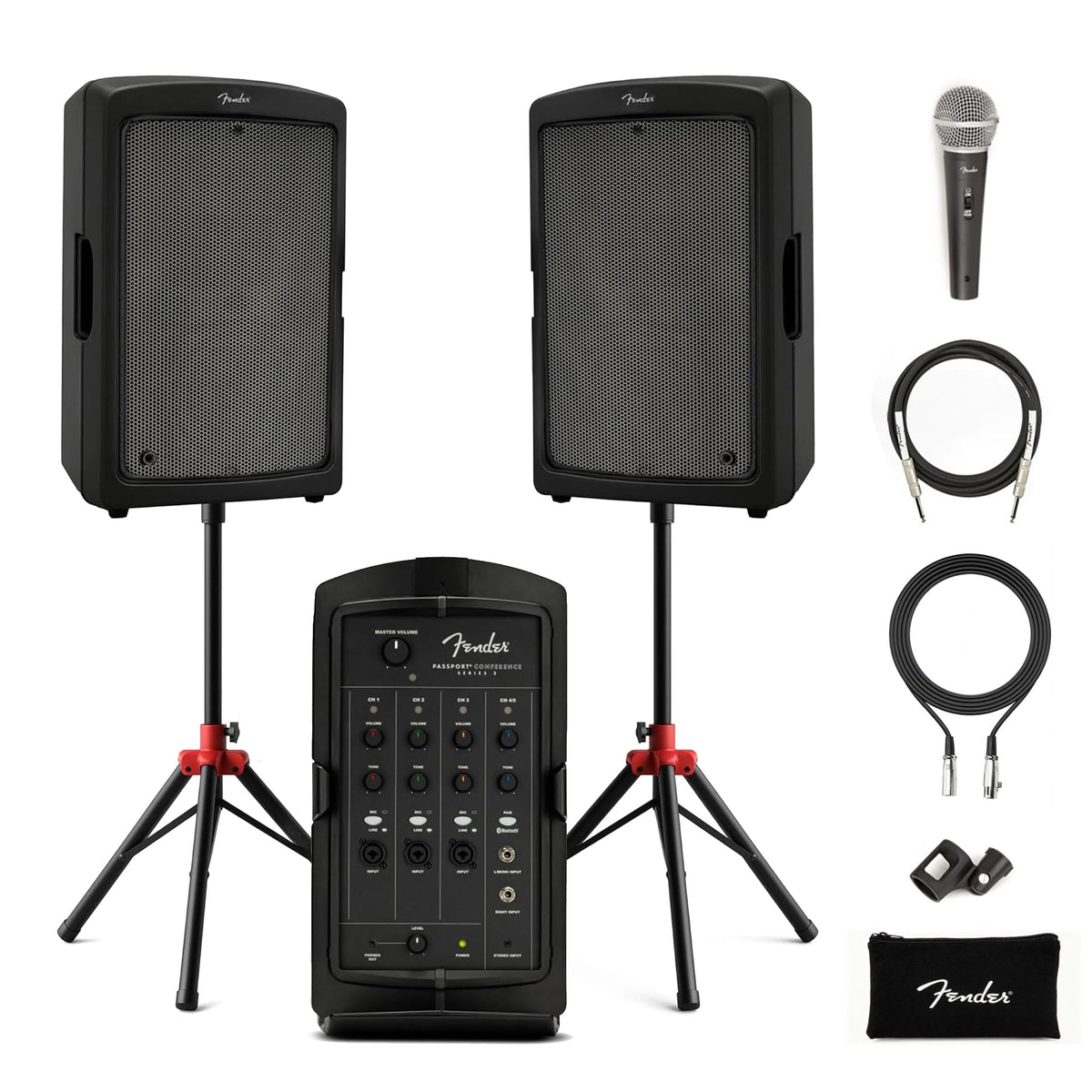 Portable PA System with Microphone Kit M93885