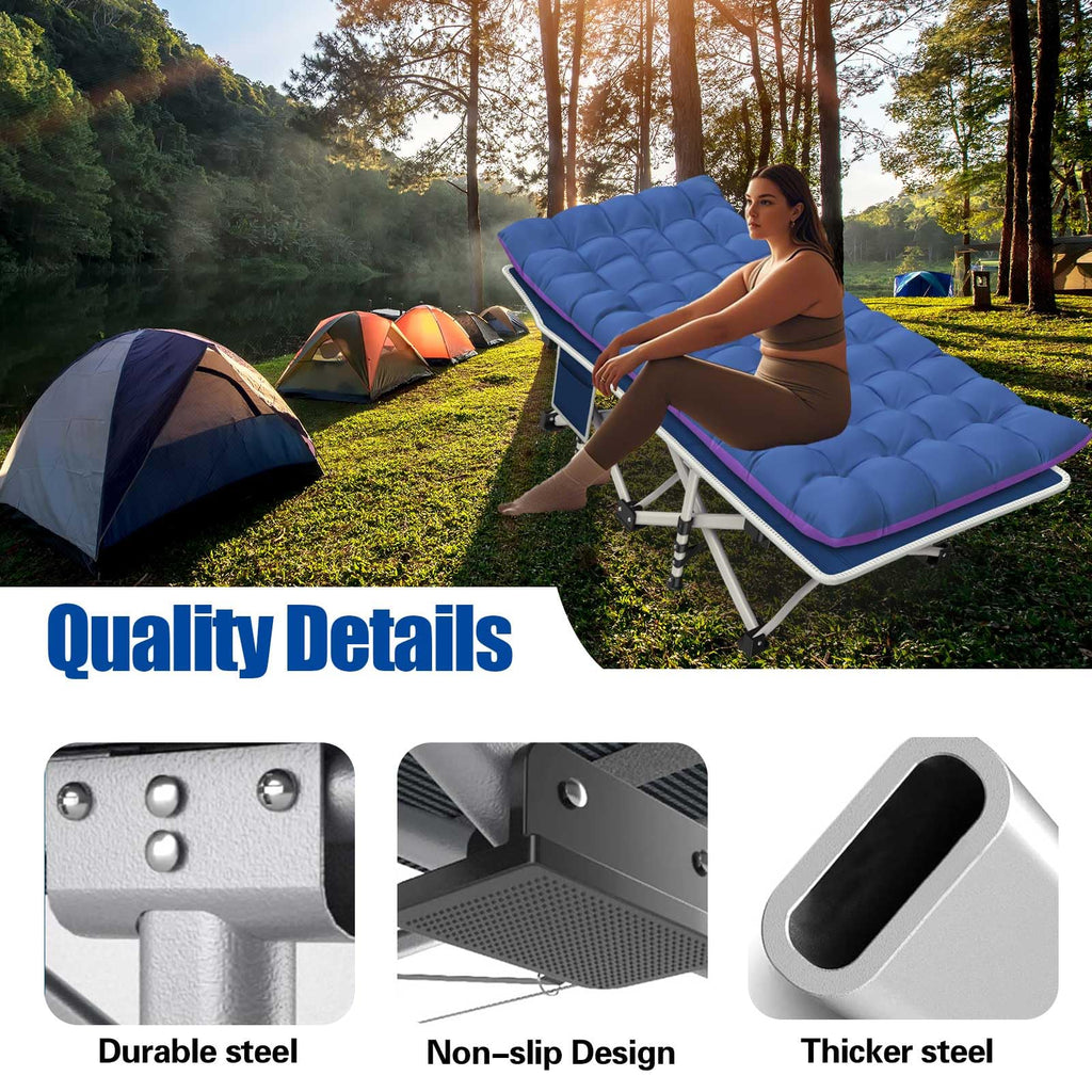Camping Cot with Thick Pad F874