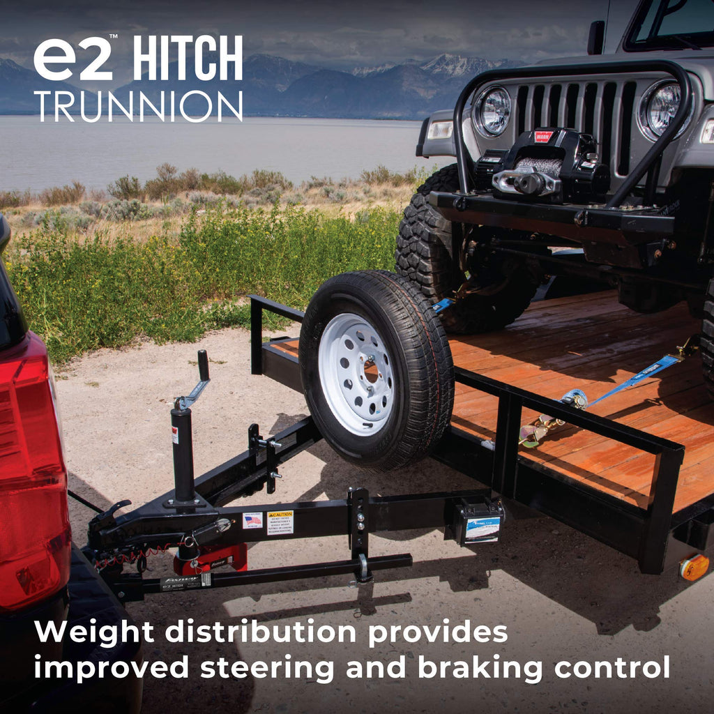 2-Point Sway Control Trunnion Hitch, 8,000 Lbs Trailer Weight Rating P8812