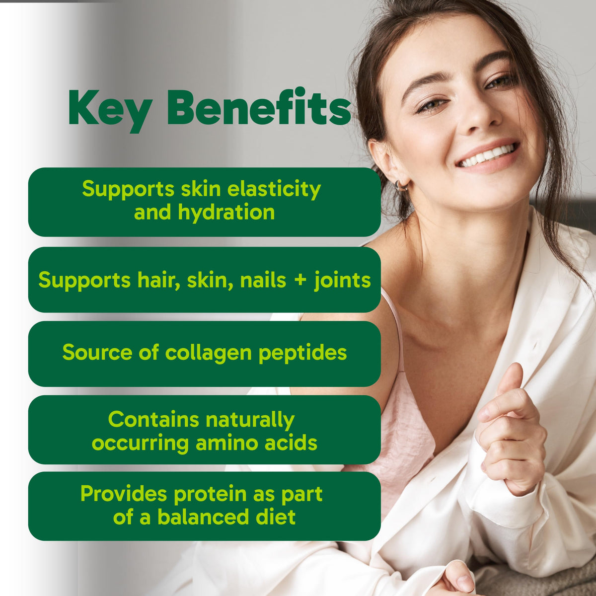 Hydrolyzed Collagen Peptides Powder 1.1 Pounds R917334