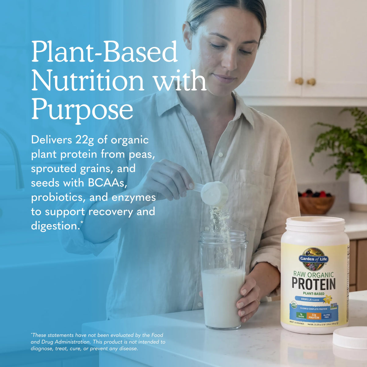 Organic Vegan Vanilla Protein Powder J411959