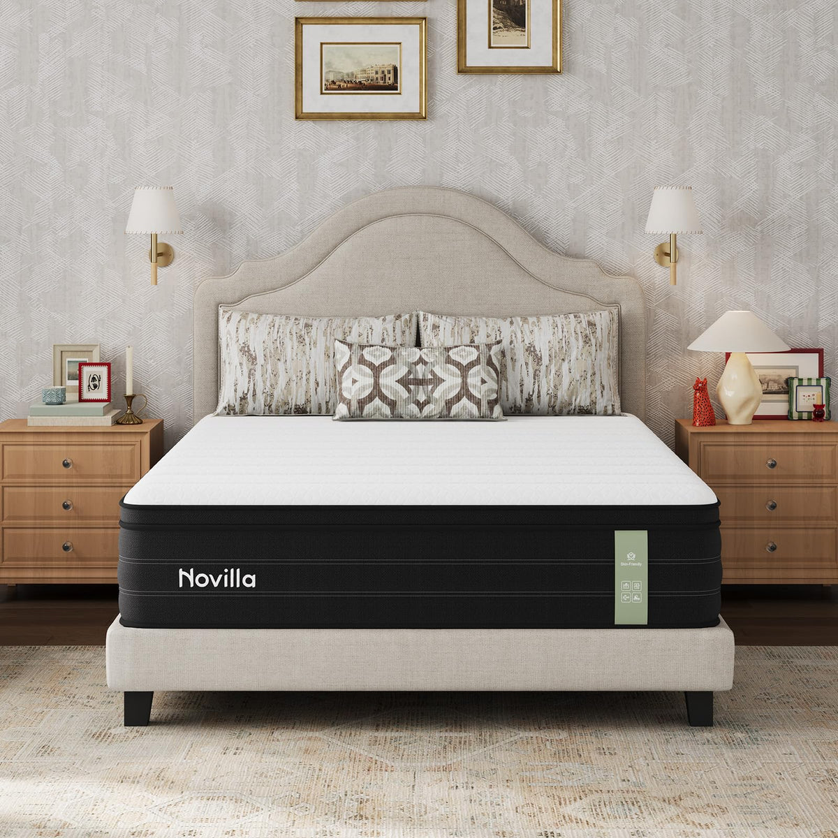 Queen 12 Inch Cooling Hybrid Mattress C126