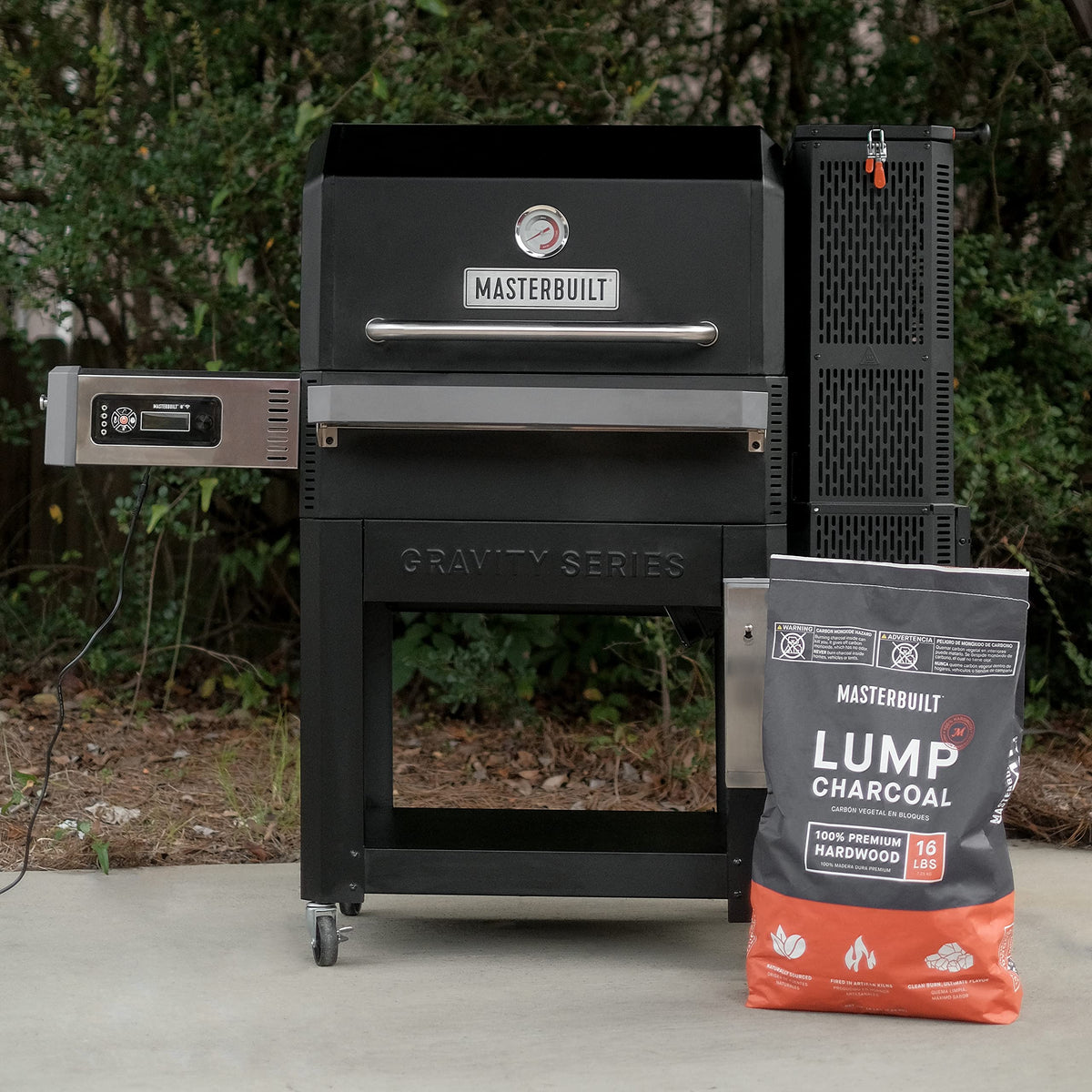 16 lb Lump Charcoal + 48 Fire Starters Bundle N98204