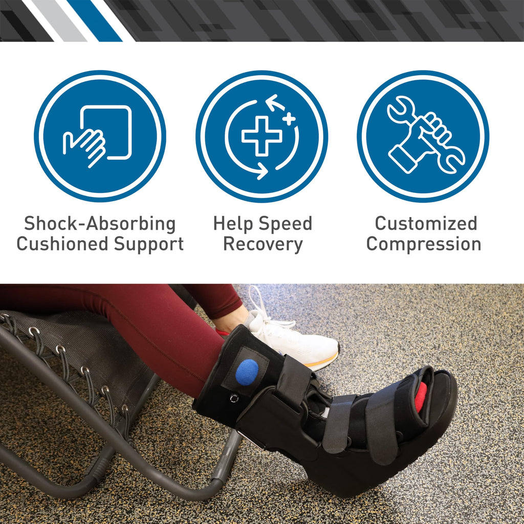 Medium 12.3" Tall Adjustable Walking Fracture Boot I336542