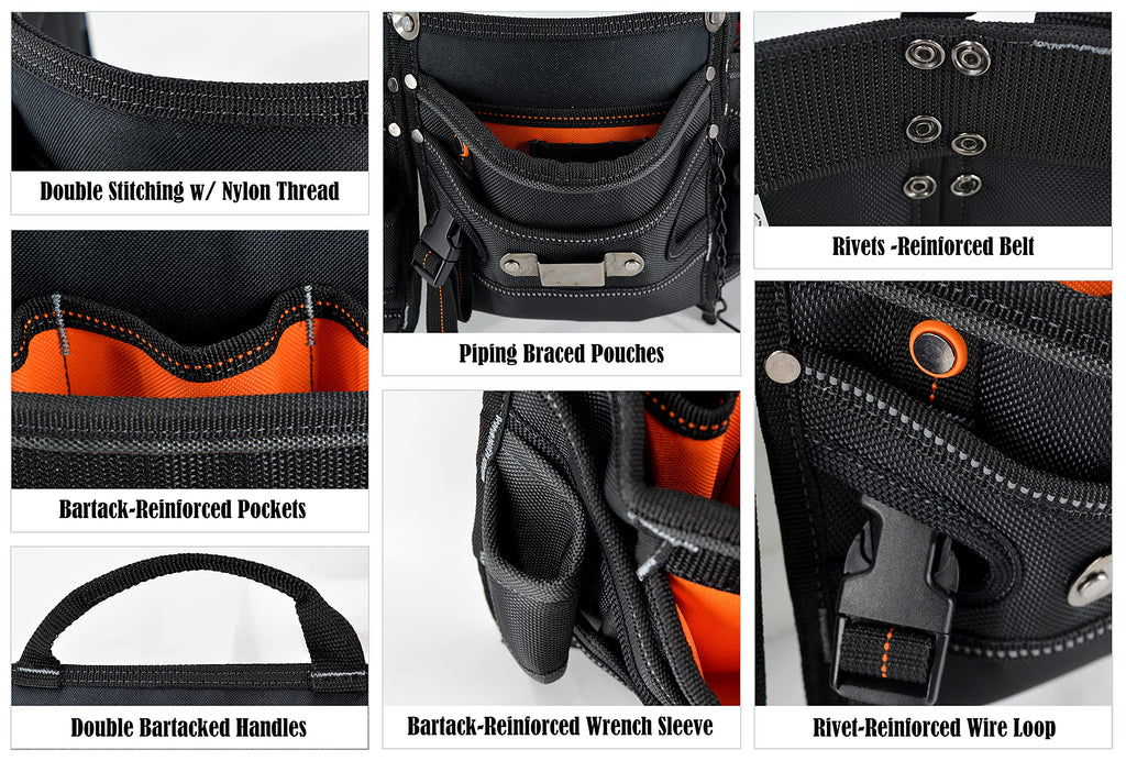 Heavy-Duty 18-Pocket Tool Belt J110792