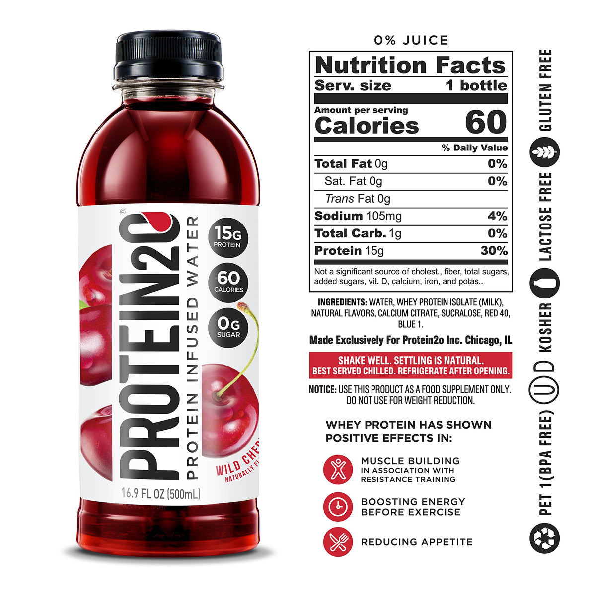 Whey Protein Isolate Infused Water 12 Pack L958529